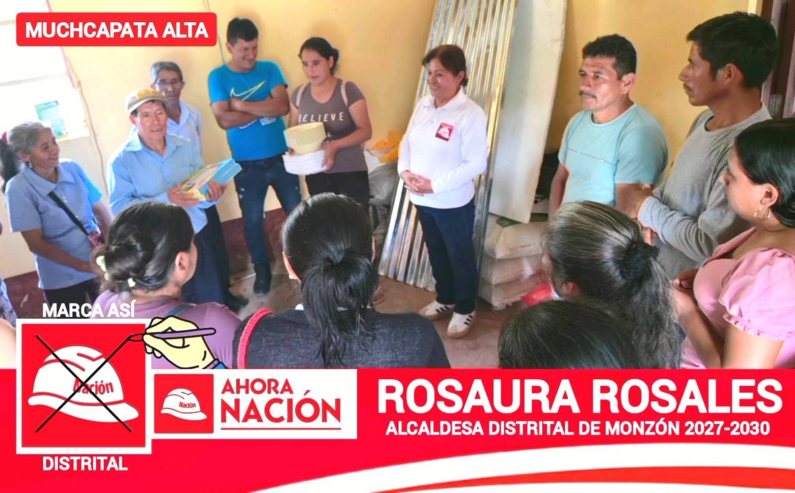 Reunión vecinal en Muchcapata Alta