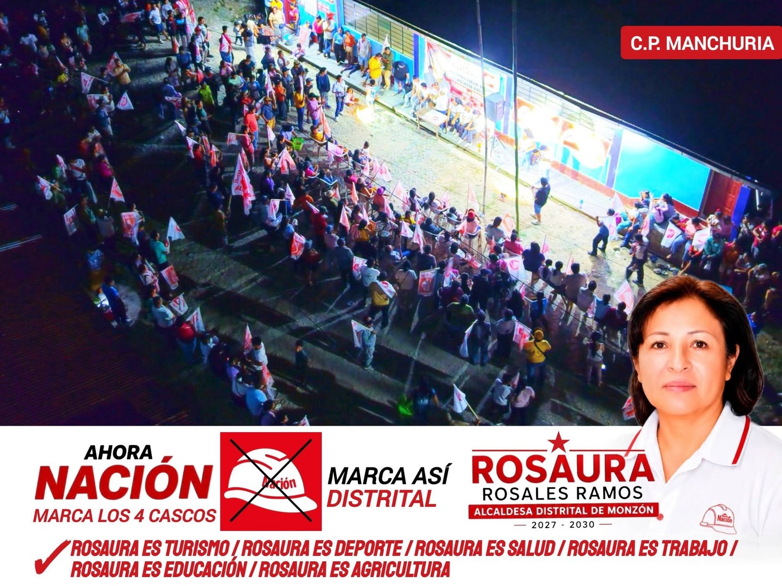Reunión de campaña en Manchuria