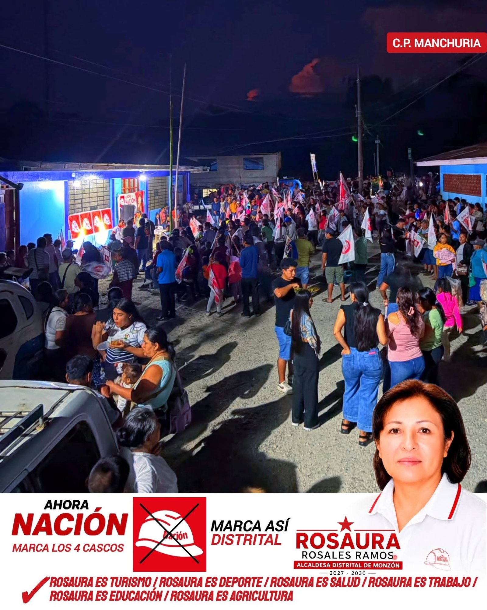 Actividad comunitaria en Manchuria